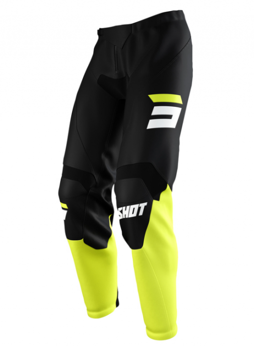 Pantaloni Enduro/MX Shot Burst Neon Yellow [1]