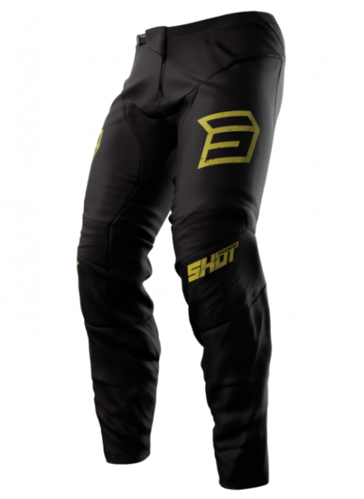 Pantaloni enduro/MX Shot Devo Army Gold [1]