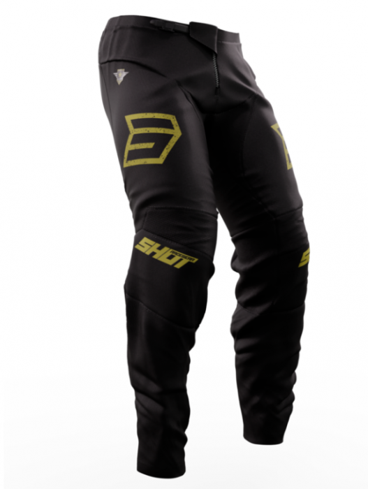 Pantaloni enduro/MX Shot Devo Army Gold [3]