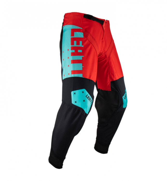 Pantaloni Leatt 4.5 Black/Red [1]