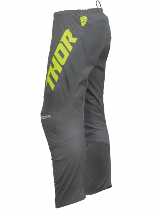 Pantaloni Thor Sector Checker Charcoal/Acid [2]