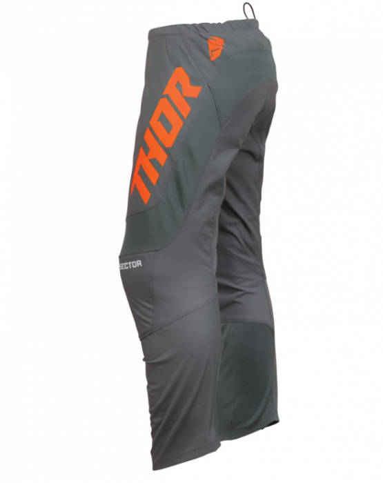 Pantaloni Thor Sector Checker Chorcoal/Orange [2]