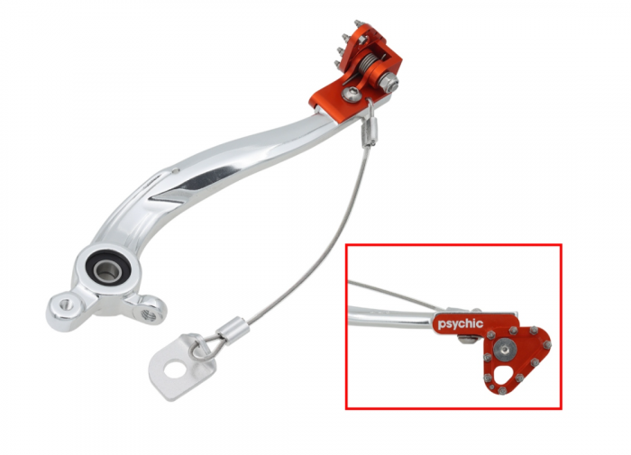 Pedala frana KTM SX 125/250 '17-'20, SX-F 250/350/450 '17-'20, Husqvarna TC 125 '17-18, FC 250/350/450 '17-'20, FX 350 '17-'20 (OEM: 79413050044) Orange [1]