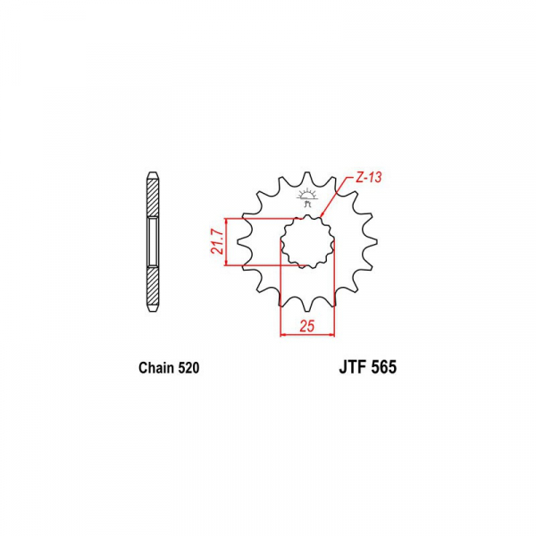 Pinion fata Yamaha YZ/YZF/WRF [1]
