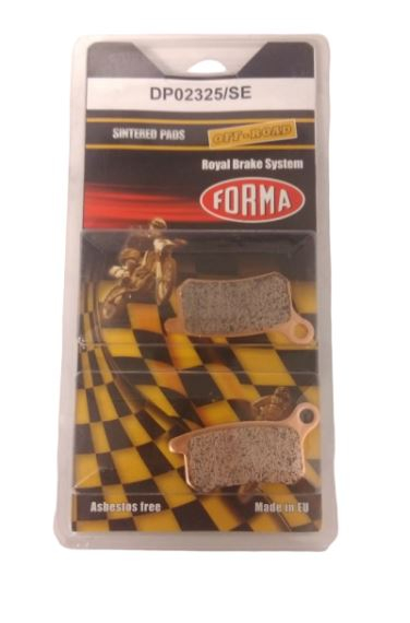 Placute frana spate KTM SX 65 '02-'18 / SX 85 '03-'11 / Husqvarna CR 65 '11-'13 sinterizat Forma DP02325/SE [1]