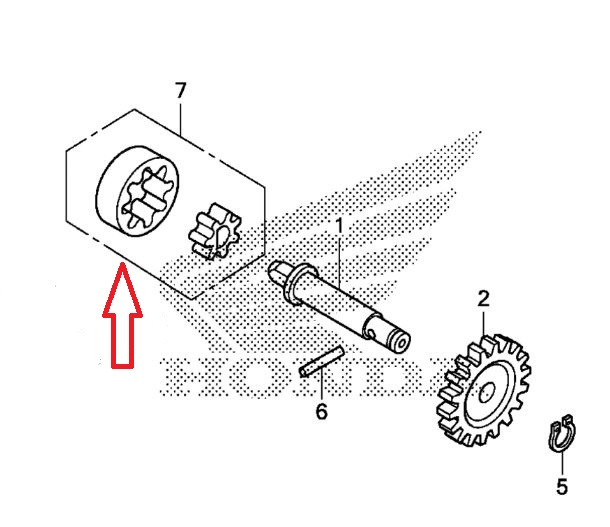 Pompa ulei Honda CRF 250R '10-'17 15021GF6000HO [2]