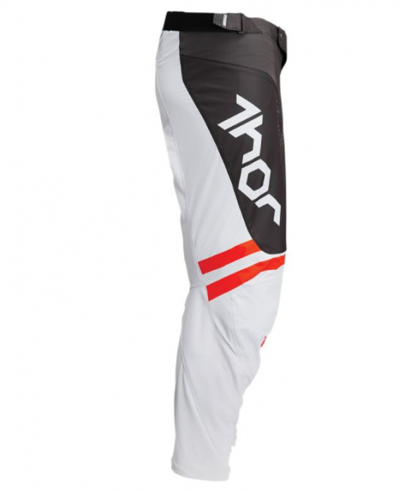 Pantaloni enduro/motocross Pulse Cube Light Gray/Red [2]