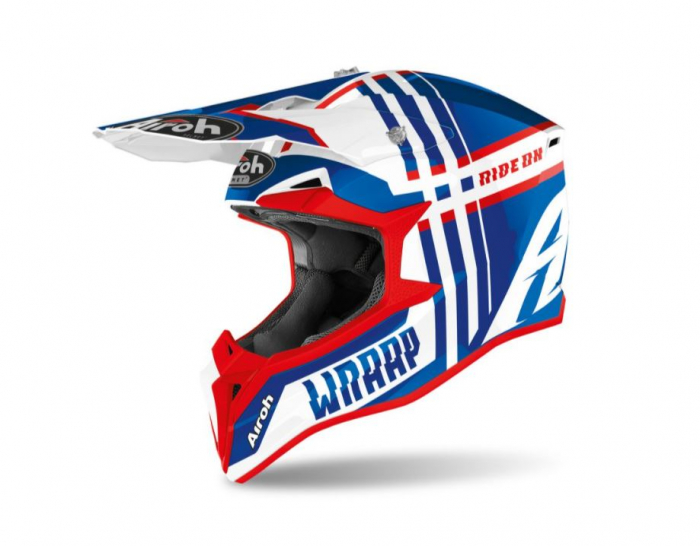 Casca AIroh Wraap Red/Blue Copii [1]