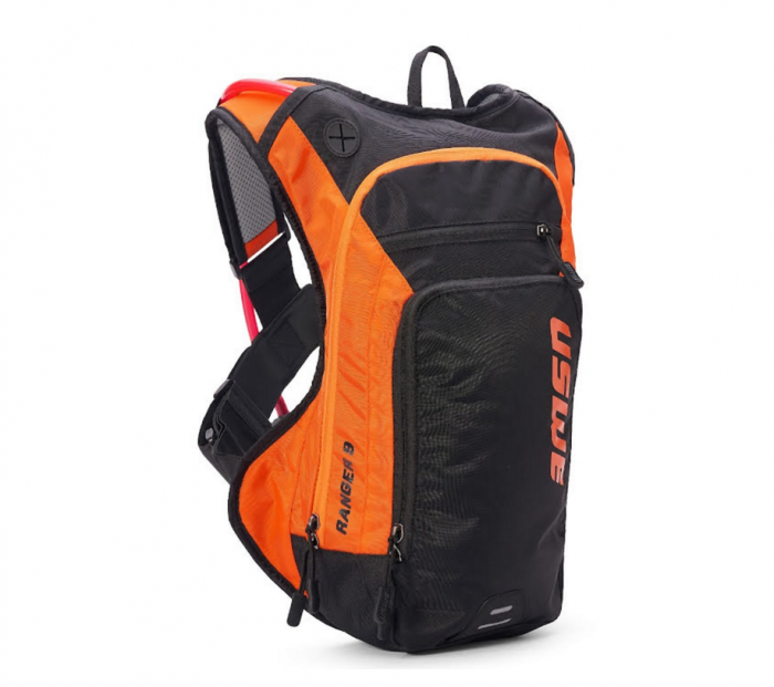Rucsac hidratare Uswe Ranger 9 negru/portocaliu [1]