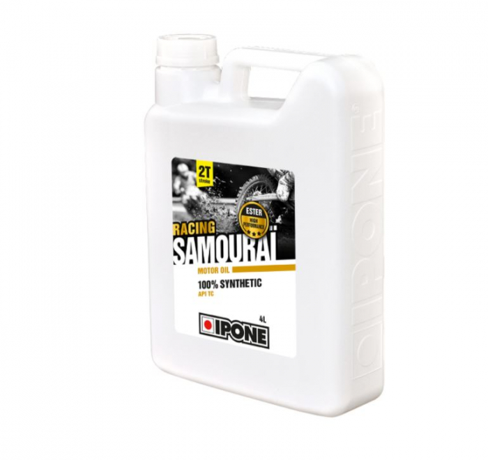 Ulei motor 2T Ipone Samourai Racing 100% Sintetic Pentru Amestec 4L [1]