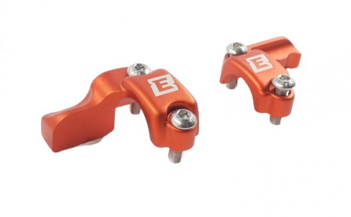 Set bride protectie pompa frana/ambreiaj Brembo pt. KTM/Husqvarna/Sherco (forjat) orange EE1121496OR [3]