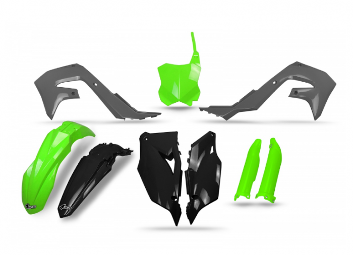 Set complet plastice Kawasaki KXF 250/450 '19-'23 UFO KAKIT228222 [1]