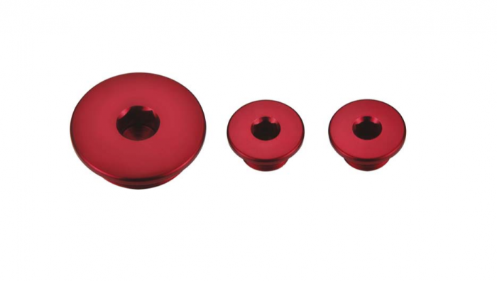 Set dopuri vizitare distributie/volanta Honda  CRF 250R '04-'09 3 buc [1]