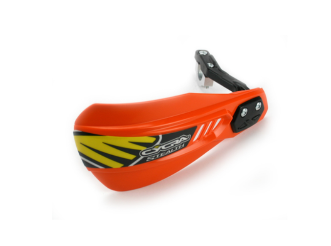 Set Handguard-uri Cycra Primal Stealth Rosu/Alb/Portocaliu/Negru [1]