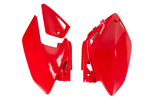 Set laterale spate Honda CRF 450X '05-'16 Negru/Alb/Rosu [1]