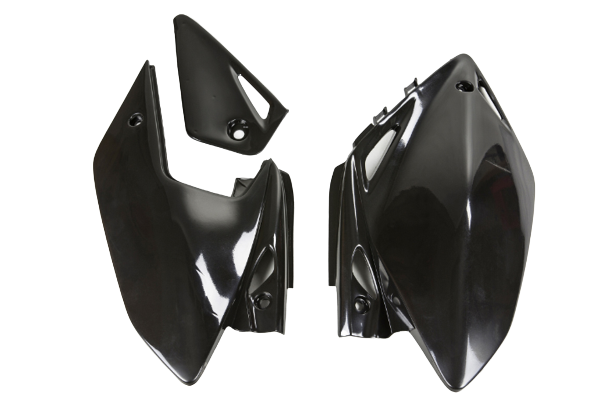 Set laterale spate Honda CRF 450X '05-'16 Negru/Alb/Rosu [3]