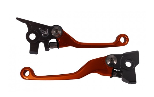 Set manete foldabile KTM '15-'23 Brembo orange Enduro Expert EE08383OR [1]
