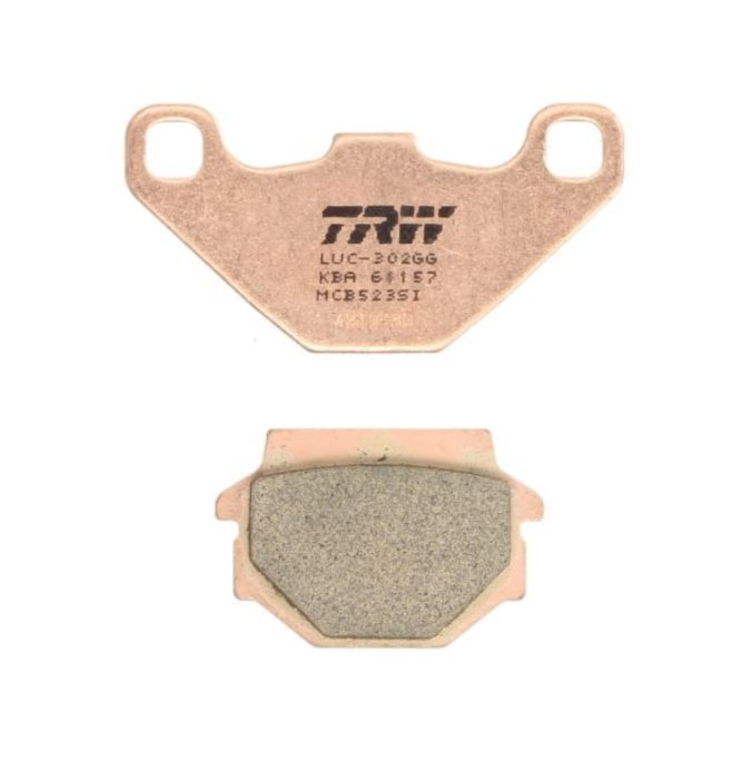 Set placute frana spate/fata Kawasai KLR/KL/KMX/KX TRW MCB523SI [1]