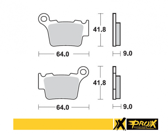 Set placute frana spate KTM SX/EXC '04-'22 [2]