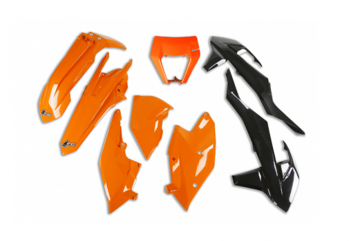 Set plastice KTM EXC/EXC-F '17-'19 Orange/Black [1]