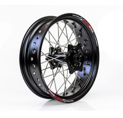 Set roti Supermoto KTM/Husqvarna 17"x3.50 ax 22mm/17"x5.00 ax 20mm black hub Enduro Expert SRS1717BKEE [3]
