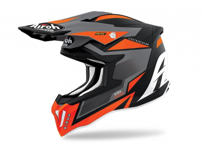 Casca Airoh Stryker Orange/Black [1]