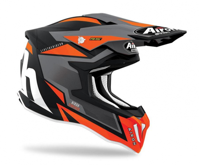 Casca Airoh Stryker Orange/Black [3]