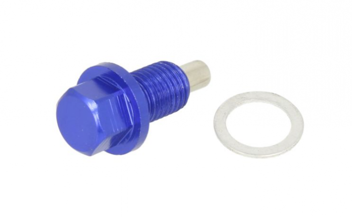 Surub golire ulei M12x1.5mm Albastru [1]