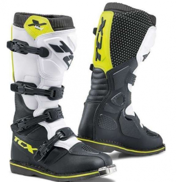 Cizme Enduro/MX TCX X-Blast Boots - Black/White [1]