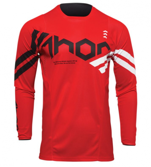 Tricou enduro/motocross THOR Cube Red [1]
