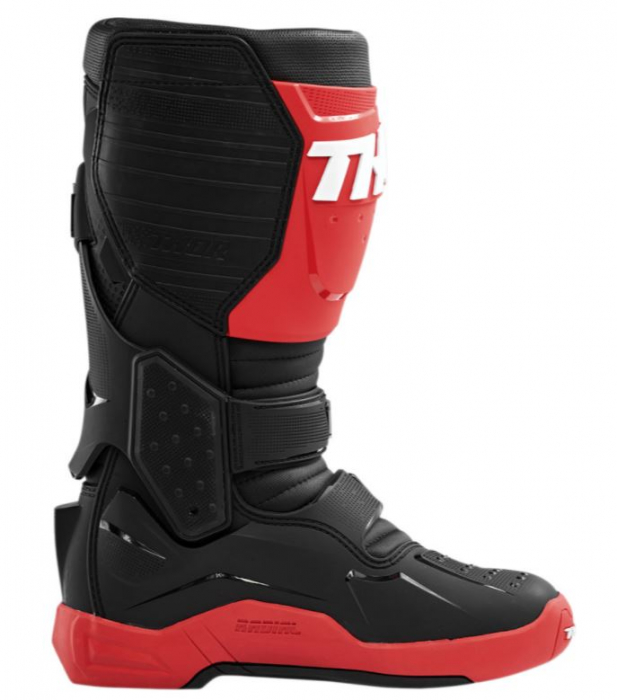 Cizme enduro/motocross Thor Radial Negru/Rosu [4]
