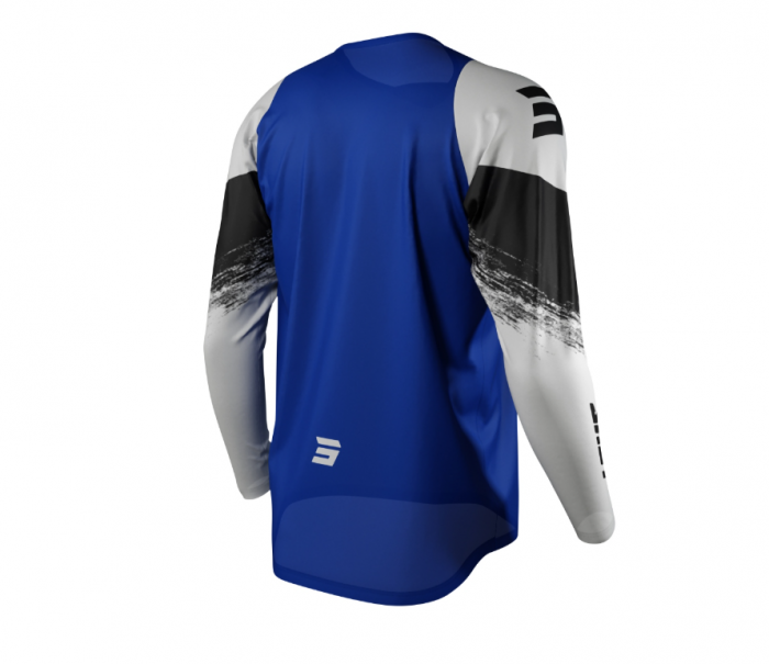 Tricou Devo Raw Burst Albastru/Alb [2]