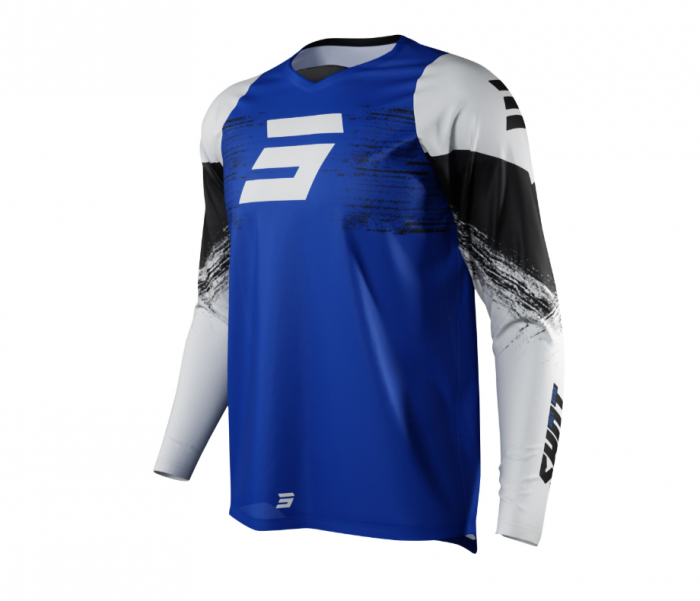 Tricou Devo Raw Burst Albastru/Alb [1]