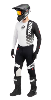 Tricou enduro/motocross THOR Prime Analog Black [3]