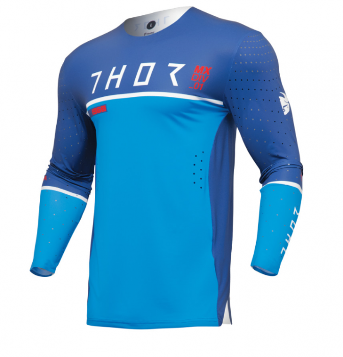 Tricou enduro/motocross THOR Prime Ace Navy [1]