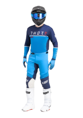 Tricou enduro/motocross THOR Prime Ace Navy [3]