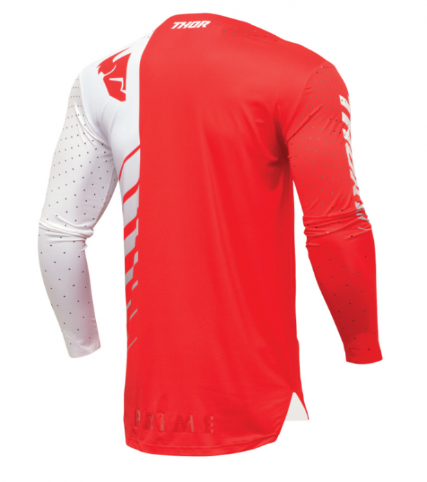 Tricou enduro/motocross THOR Prime Analog Red [2]