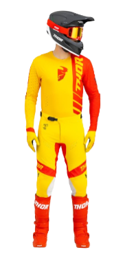 Tricou enduro/motocross THOR Prime Analog Lemon [3]