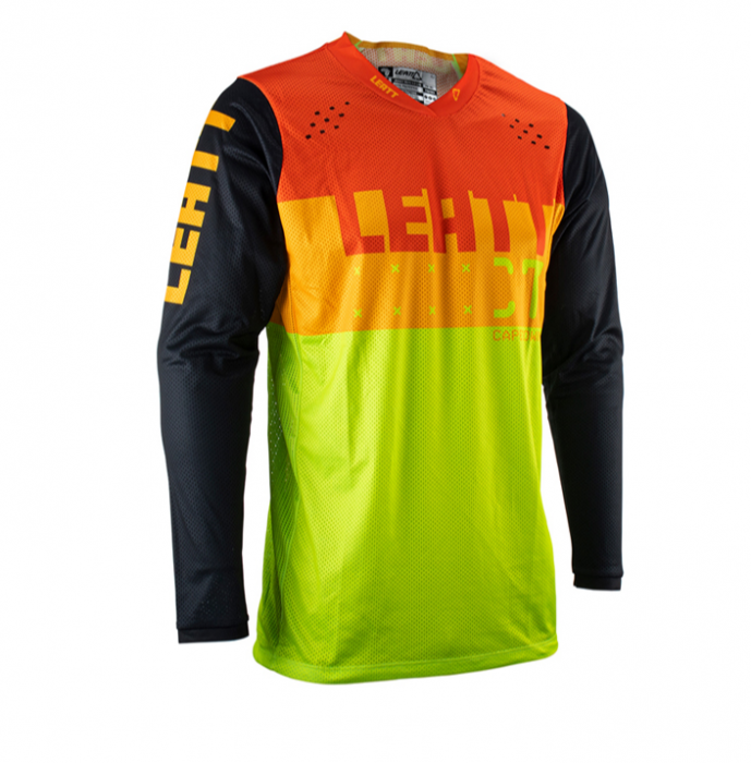 Tricou Leatt 4.5 Lite Orange/Yellow [1]