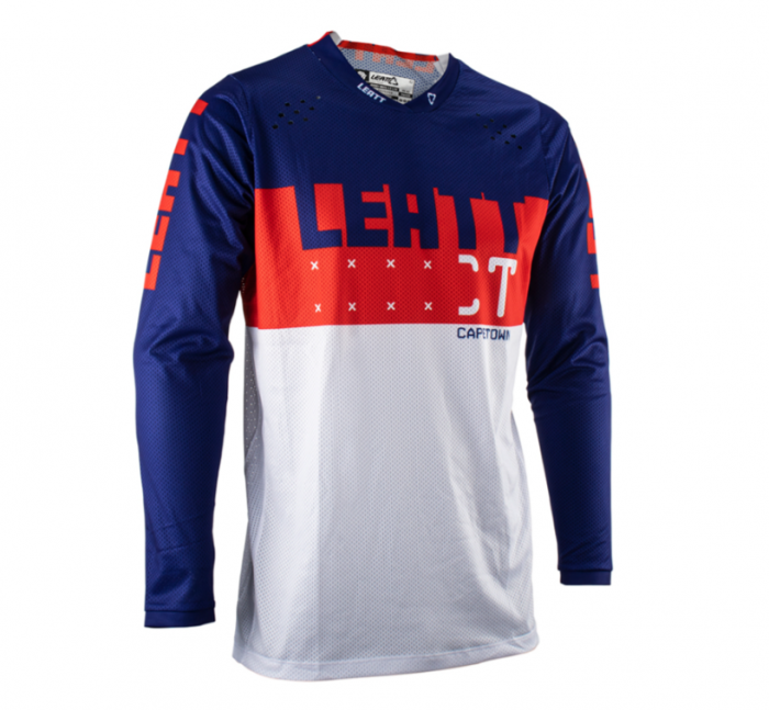 Tricou Leatt 4.5 Lite Blue/Red/White [1]