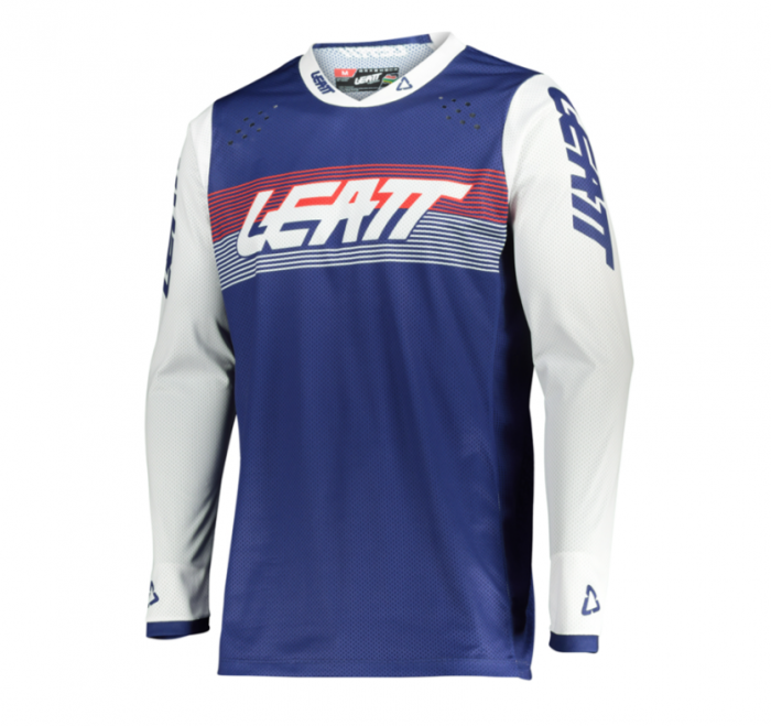 Tricou Leatt 4.5 Royal Navy/White [1]