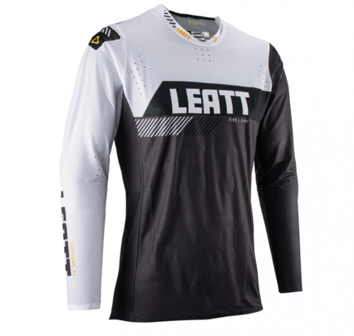 Tricou Leatt 5.5 UltraWeld Grafit Black/White [1]