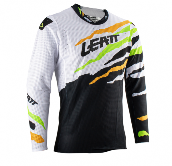 Tricou Leatt 5.5 UltraWeld Tiger Black/White [1]
