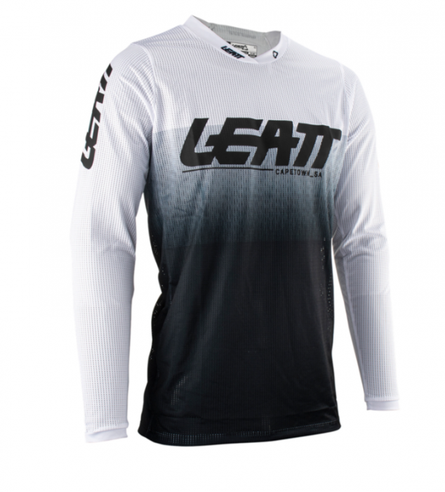 Tricou Leatt 4.5 X-Flow Black/White [1]