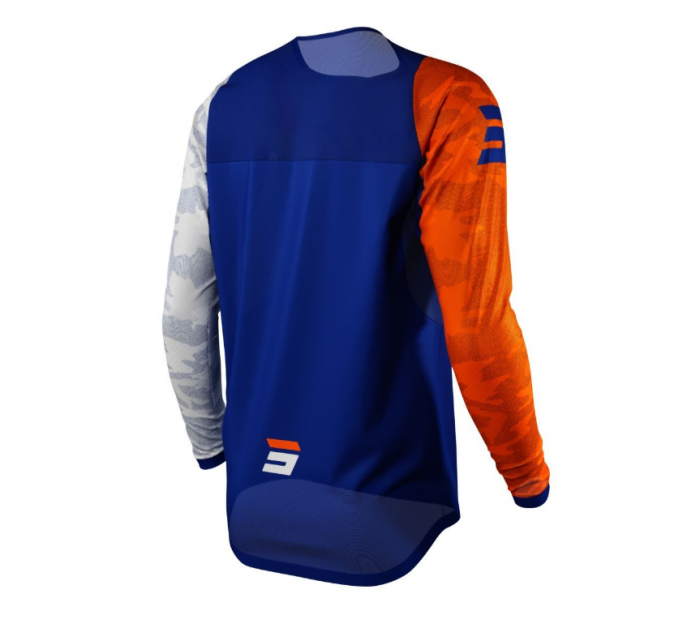 Tricou Shot Contact Camo Alb/Albastru/Portocaliu [2]