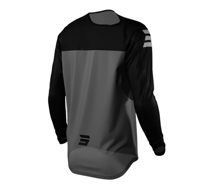 Tricou Shot Contact Chase Gri/Negru [2]