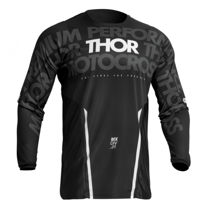 Tricou Thor Pulse Mono White/Black [1]