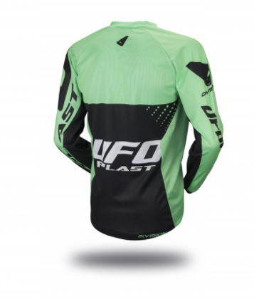 Tricou UFO Division Negru/Verde Deschis [2]