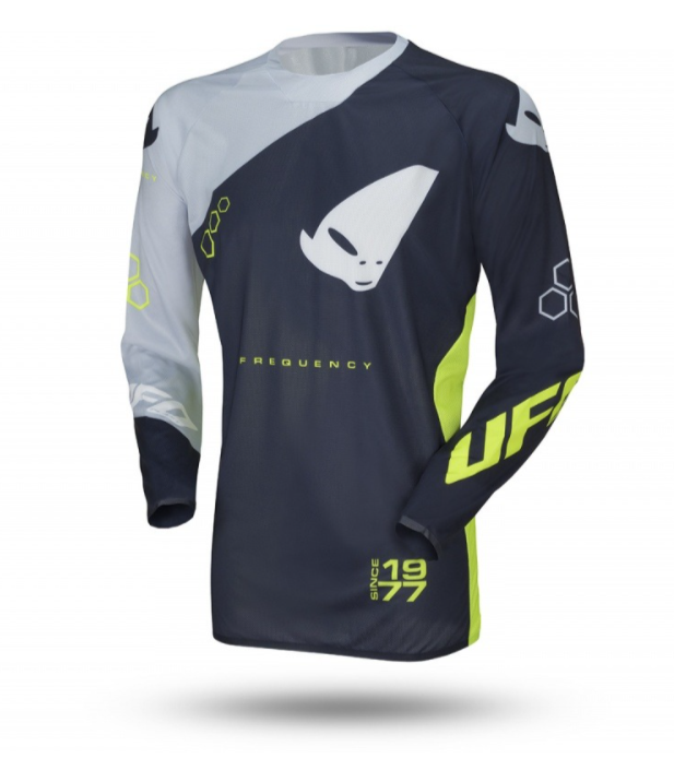 Tricou UFO Freqency Albastru/Gri [1]