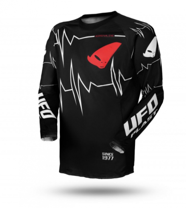 Tricou UFO Adrenaline Negru/Alb 2022 [1]